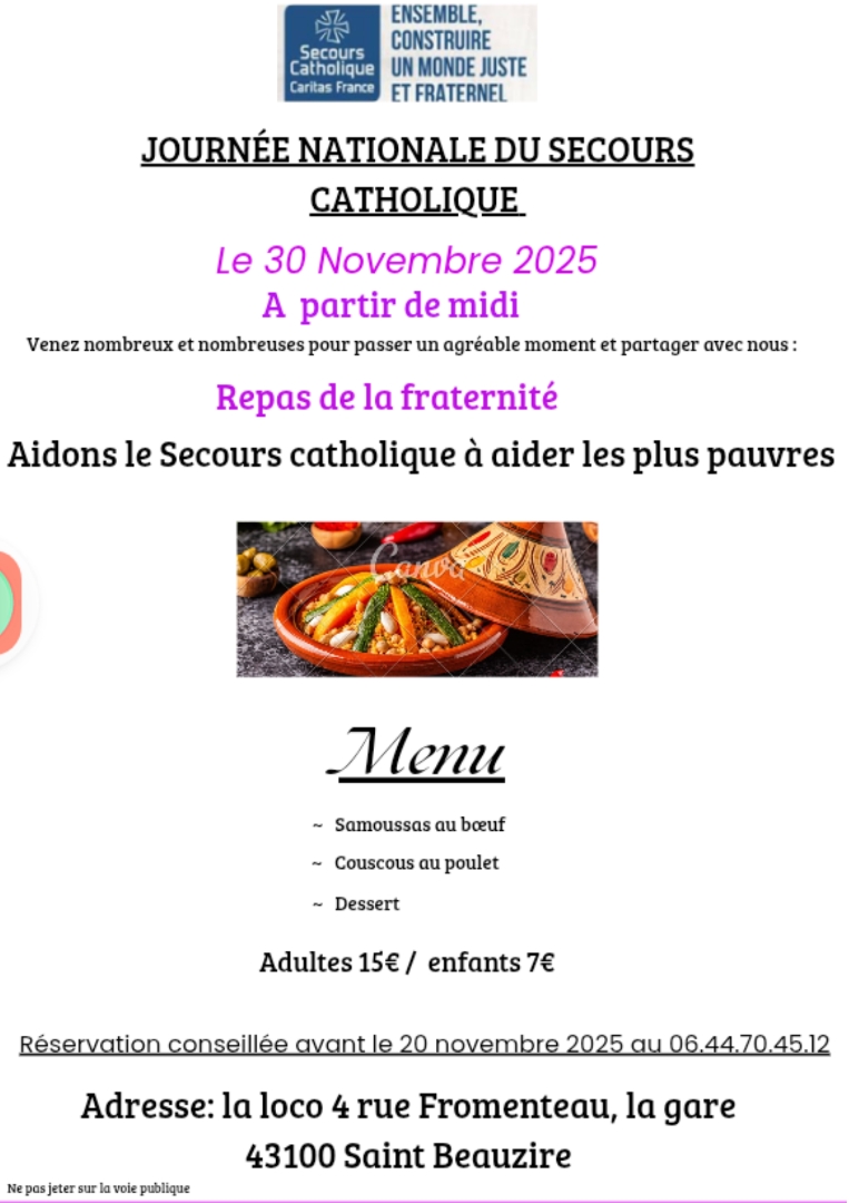 Repas de la fraternité